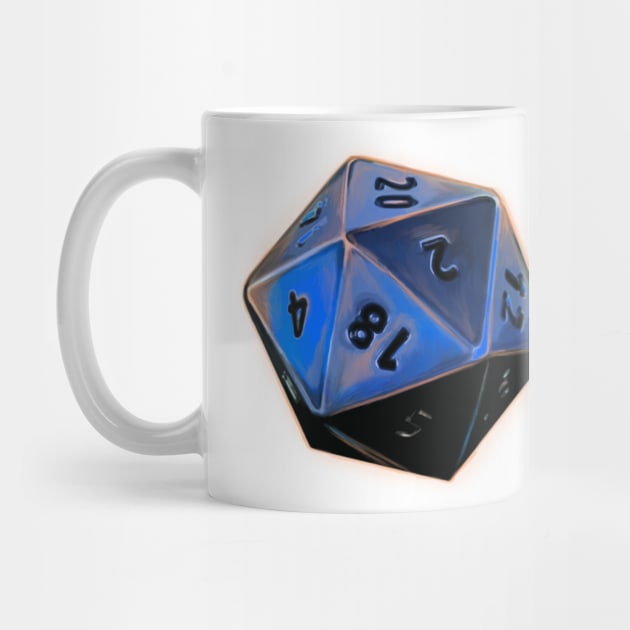 Fantastical Blue  D20 by ckrickett